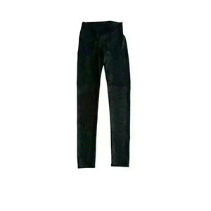 Cherish Solid Black High-Rise Leggings